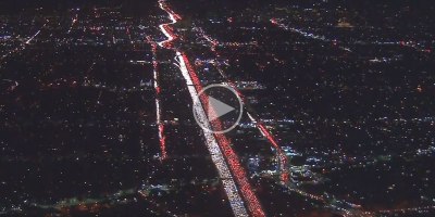 There Was a Huge Traffic Jam in LA This Week and It Looks Insane