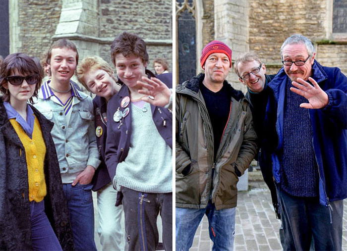 reunions by chris porsz 12 Street Photographer Recreates Photos He Took in the 80s in Amazing Reunion Series