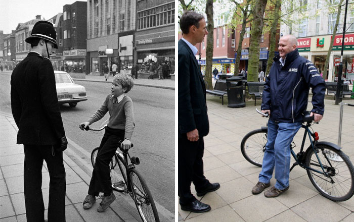 reunions by chris porsz 2 Street Photographer Recreates Photos He Took in the 80s in Amazing Reunion Series