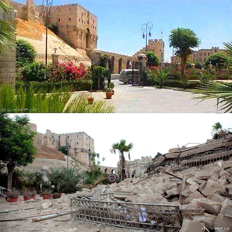 a syrian restaurant is posting before and after photos of aleppo and its heartbreaking 2 A Syrian Restaurant is Posting Before and After Photos of Aleppo and Its Heartbreaking