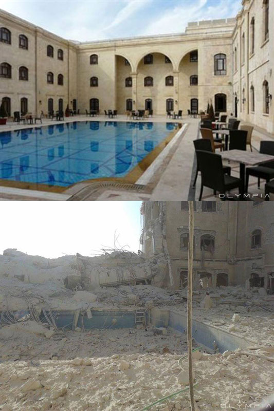a syrian restaurant is posting before and after photos of aleppo and its heartbreaking 20 A Syrian Restaurant is Posting Before and After Photos of Aleppo and Its Heartbreaking