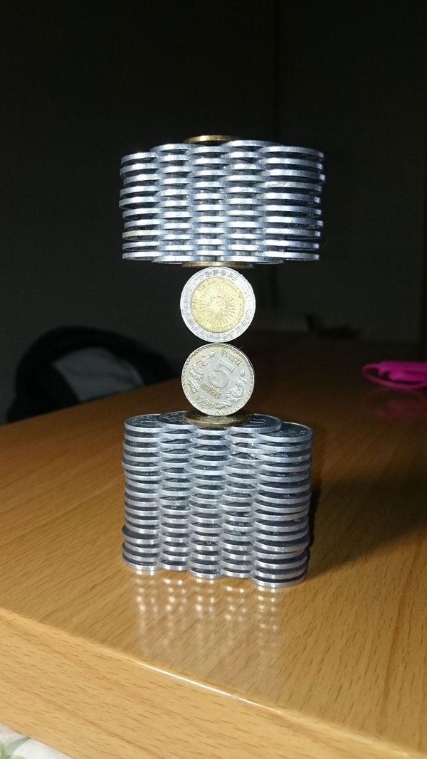 Next-Level Coin Stacking by @Thumb_Tani - TwistedSifter