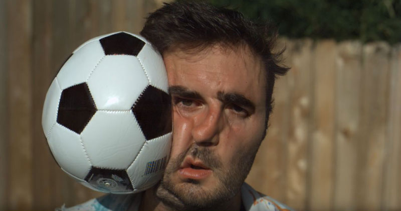 Football to the Face at 28,000 FPS