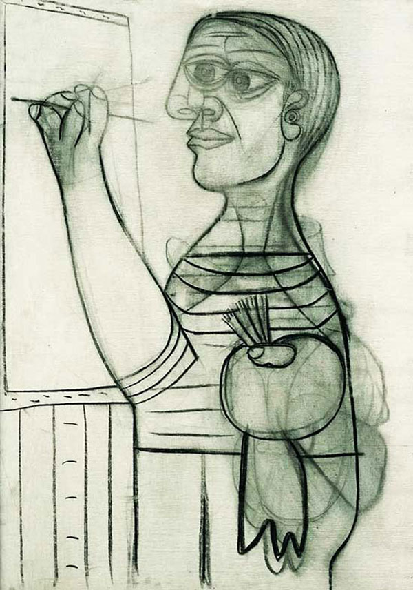 picasso self portrait 56 years old 1938 Picassos Self Portraits from 15 Years Old to 90 Year Old