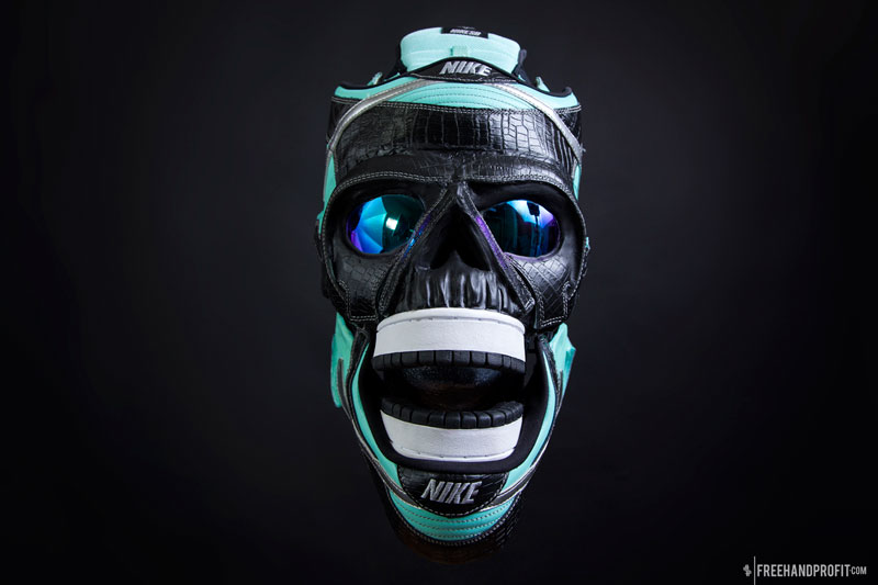 sneaker gas masks by freehand profit gary lockwood 17 Send This Guy Your Kicks and Hell Turn Them Into a Crazy Mask