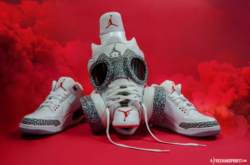 sneaker gas masks by freehand profit gary lockwood 4 Send This Guy Your Kicks and Hell Turn Them Into a Crazy Mask