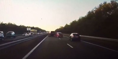 Dash Cam Shows Tesla's Autopilot Braking for a Crash Before It Happens
