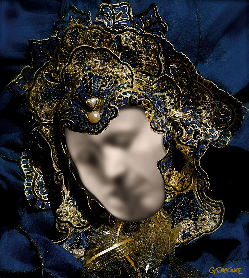 venetian mask illusion the kiss by gianni sarcone 2 If You Only See a Venetian Mask Look Again