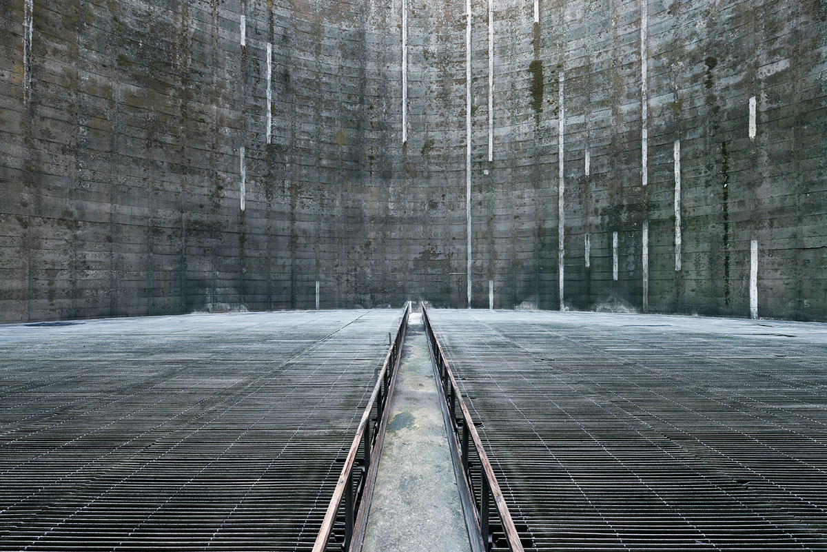abandoned cooling towers by reginald van de velde 23 The Insides of these Abandoned Cooling Towers Look Straight Out of a Sci Fi Film