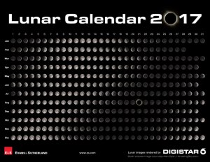 lunar calendar 2017 by evans and sutherland lunar calendar 2017 by evans and sutherland