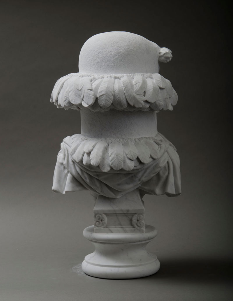 sam the eagle muppets marble bust by sebastian martorana 1 This Marble Bust of Sam the Eagle is Perfect