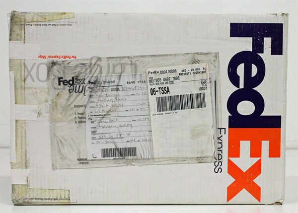 shipping glass boxes with fedex by walead beshty 8 This Guy Shipped Glass Boxes Inside FedEx Packages and Exhibited the Results