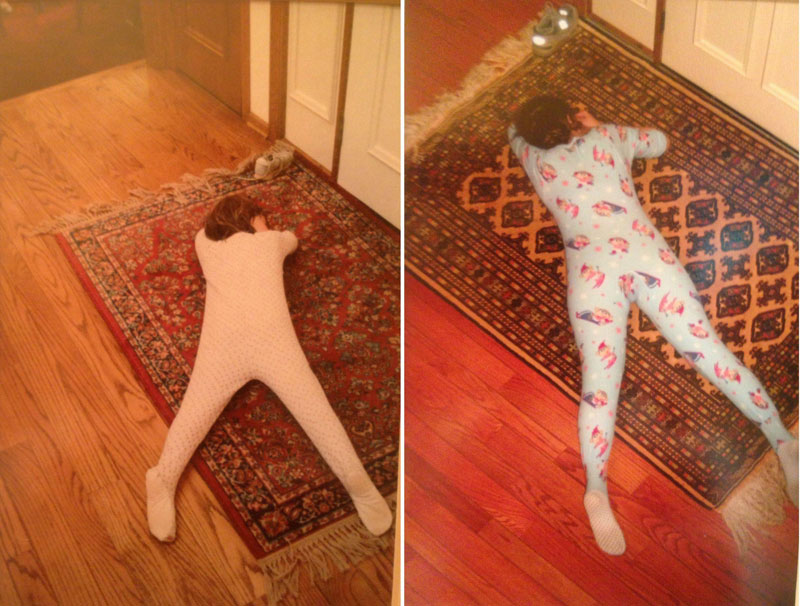 siblings recreate photos of them passed out as kids 4 These Siblings Recreated Funny Photos of Them Passed Out as Kids and Its Hilarious