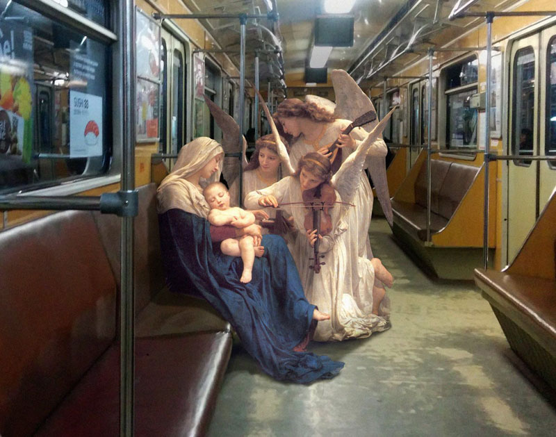 alexey kondakov takes characters from renaissance paintings and photoshops the into the present 13 Guy Takes Characters from Renaissance Paintings and Photoshops Them Into the Present
