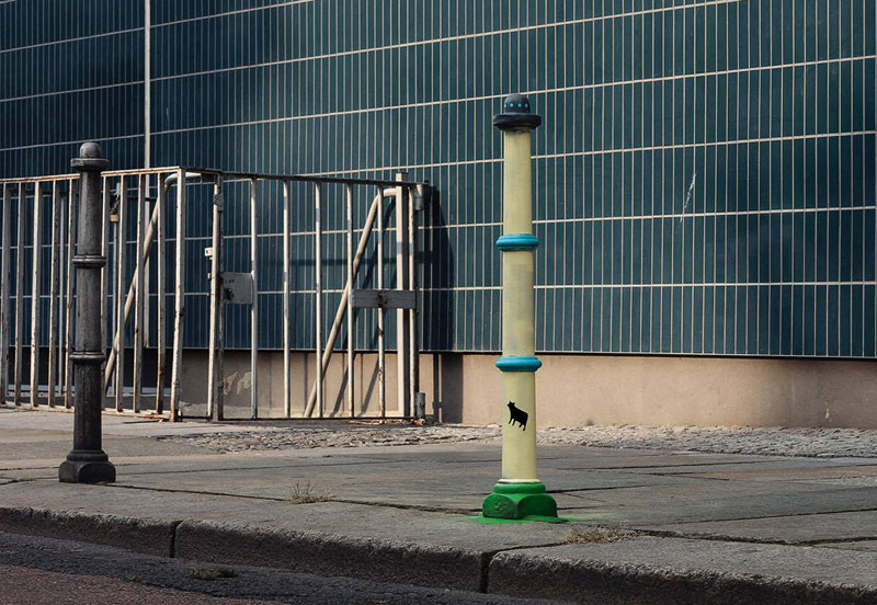 Picture of the Day: Bollard or UFO Attack?