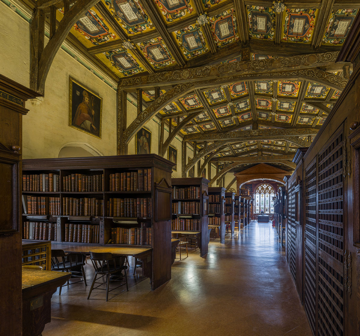 duke humfreys library bodleian libary university of oxford by david iliff 1 This Reading Room at the University of Oxford is One of the Oldest in Europe