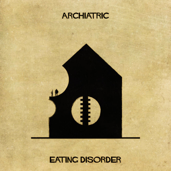archiatric by federico babina 12 Artist Interprets Mental Illnesses and Disorders Through Architecture