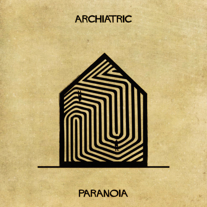 archiatric by federico babina 15 Artist Interprets Mental Illnesses and Disorders Through Architecture