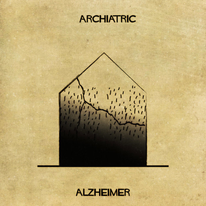 archiatric by federico babina 9 Artist Interprets Mental Illnesses and Disorders Through Architecture