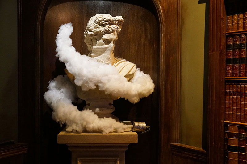 Picture of the Day: Banksy's Classical Bust of a Protestor