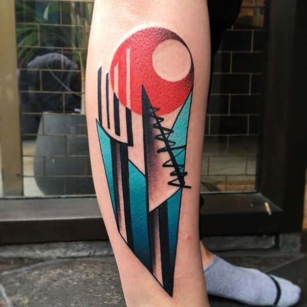 cubist tattoos by mike boyd 15 18 Awesome Abstract and Cubist Style Tattoos by Mike Boyd