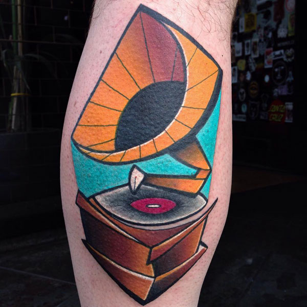 cubist tattoos by mike boyd 6 18 Awesome Abstract and Cubist Style Tattoos by Mike Boyd