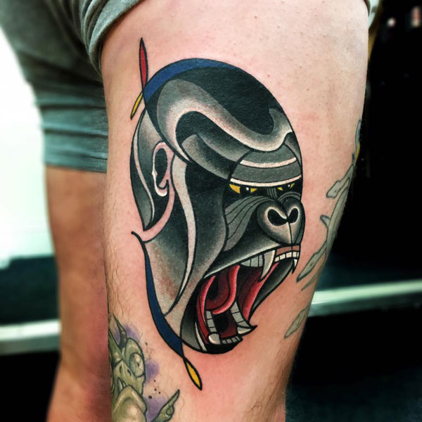 cubist tattoos by mike boyd 8 18 Awesome Abstract and Cubist Style Tattoos by Mike Boyd