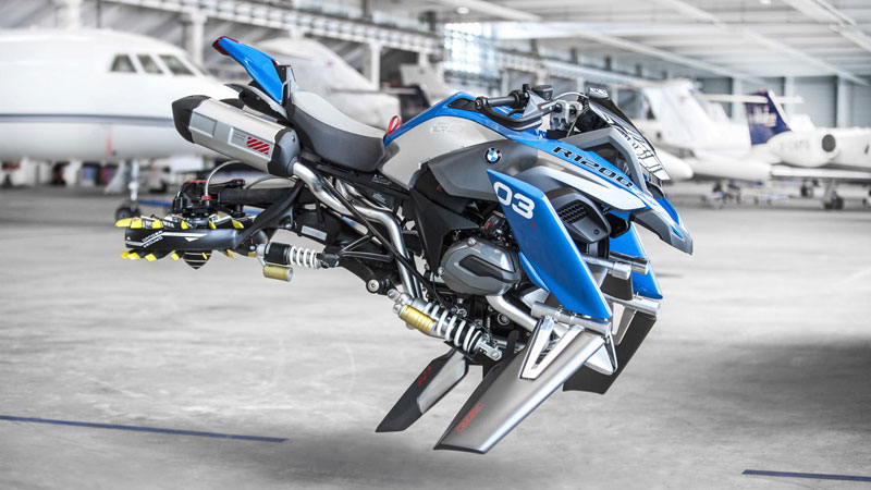 These BMW Designers Made a Hover Bike Out of LEGO and Turned It Into a Life-Size Replica