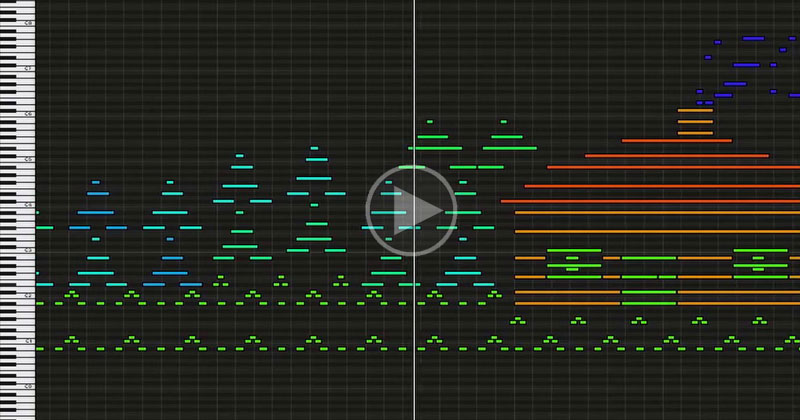 Midi Artists Draw Pictures and Tell Stories Using Musical Notes