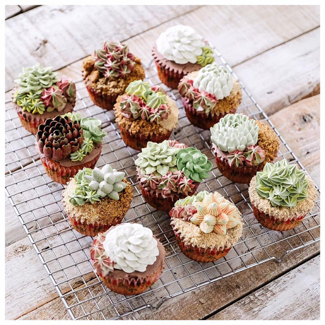 buttercream frosting plant cakes by ivenoven 1 These Plant Cakes Made with Buttercream Frosting Look Incredible