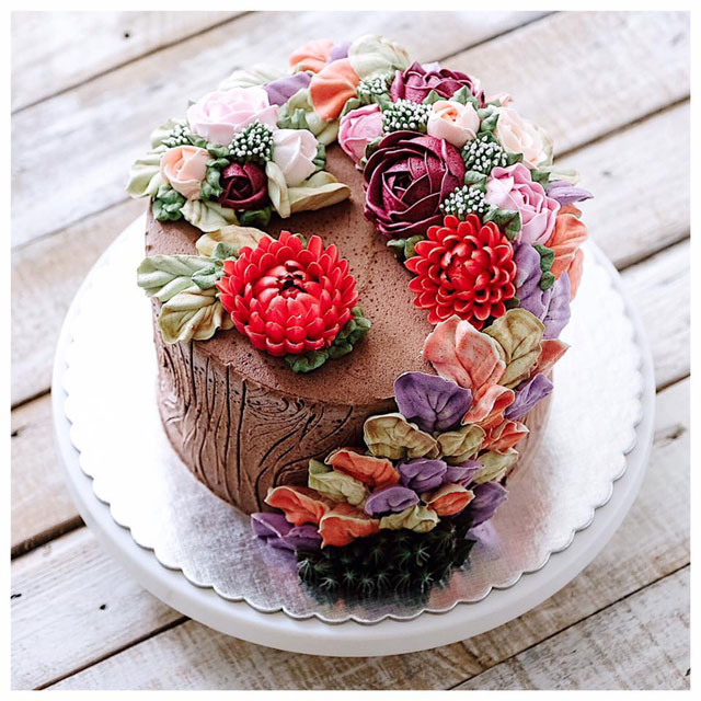 These Plant Cakes Made with Buttercream Frosting Look Incredible