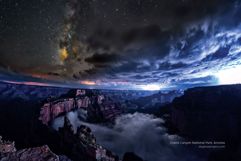 grand canyon 3 skyglow desktop wallpapers In Search of Americas Darkest Skies (24 Photos)