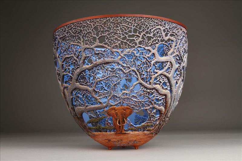 hand carved wooden bowls by gordon pembridge 15 This Artist Hand Carves Wooden Bowls Inspired by His Kenyan Roots