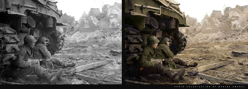 historic black and white photos colorized by marina amaral 7 21 Year Old Artist Brings History to Life Through Color (18 photos)
