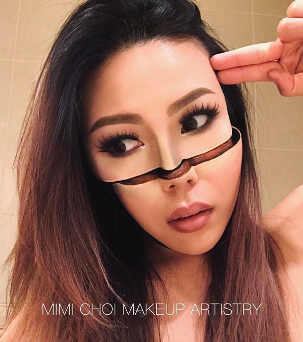 mimi choi mkeup artistry 15 This Makeup Artist Can Transform Her Face Into a Glitch in the Matrix