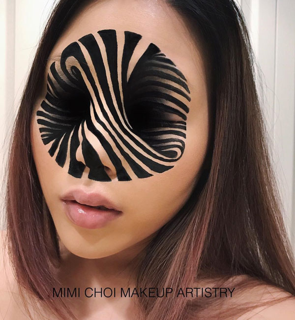 mimi choi mkeup artistry 9 This Makeup Artist Can Transform Her Face Into a Glitch in the Matrix