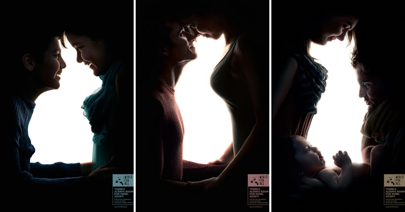 Pet Adoption Posters Find Creative Way to Use White Space
