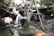 Primitive Technology: Water Powered Hammer (Monjolo)