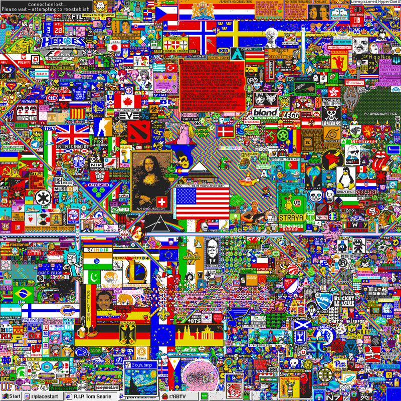 Reddit 'Place' Gives a Fascinating Glimpse Into Internet Culture and Community