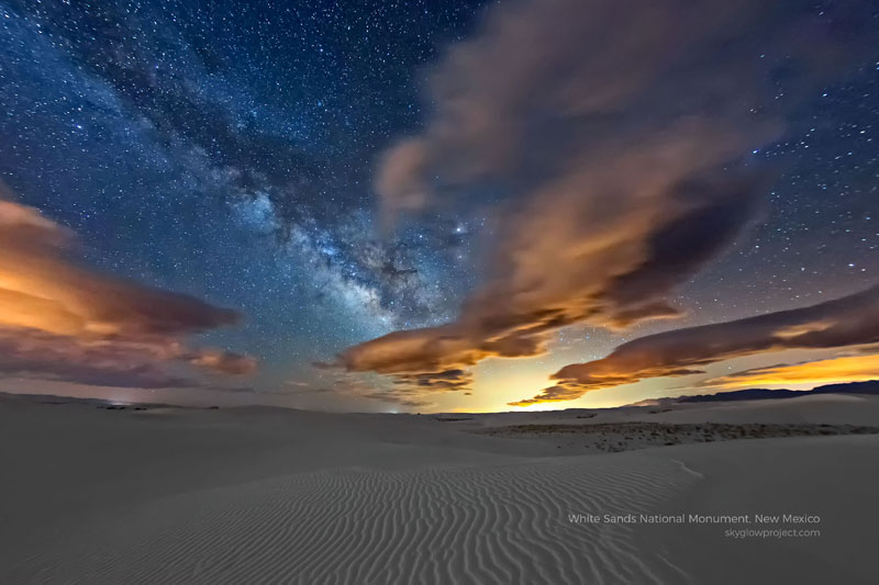 white sands 1 skyglow desktop wallpapers In Search of Americas Darkest Skies (24 Photos)