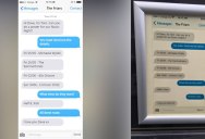 Designer Makes Music Poster with Simple Chat Screenshot and It’s Kind of Brilliant