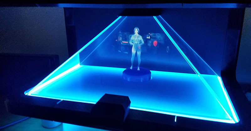 This Guy Turned Microsoft's Voice Assistant Into an Actual Hologram