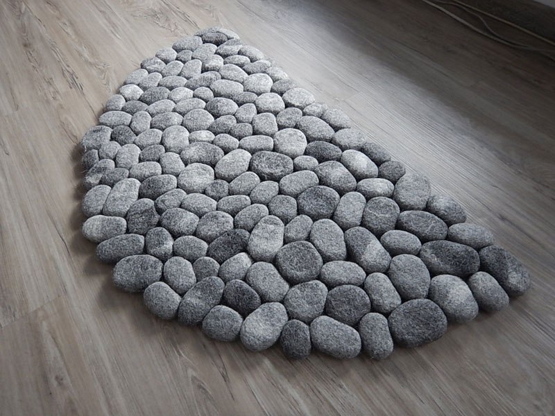 Stone Rug Design These Stone Rugs are Actually Plush and Squishy - TwistedSifter