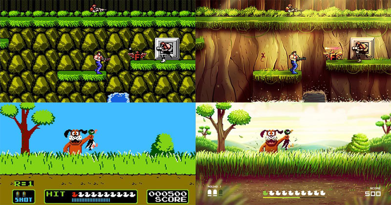 Andrés Moncayo Paints Over Screenshots of Classic NES Games [Nostalgia Triggered]