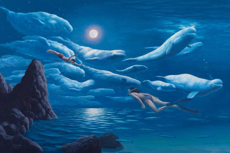 surreal paintings by rob gonsalves 10 12 Mind Bending Magic Realism Paintings by Rob Gonsalves