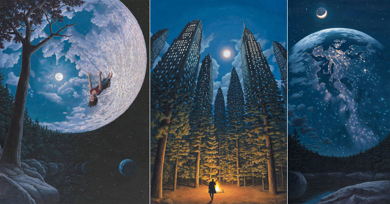 12 Mind Bending 'Magic Realism' Paintings by Rob Gonsalves