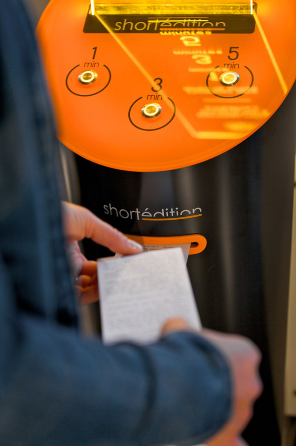 this machine prints free short stories for you to read while you wait 7 This Machine Prints Free Short Stories for You to Read While You Wait