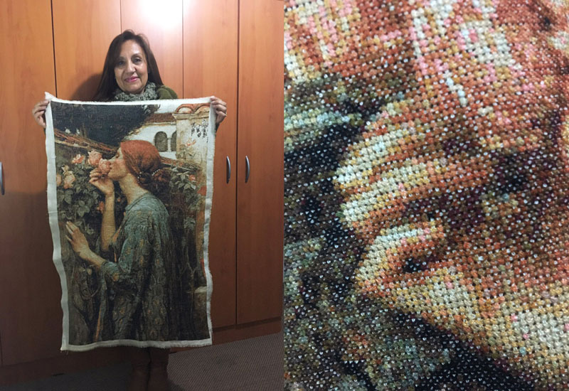 This Cross Stitch Artwork Took Her 4 Years