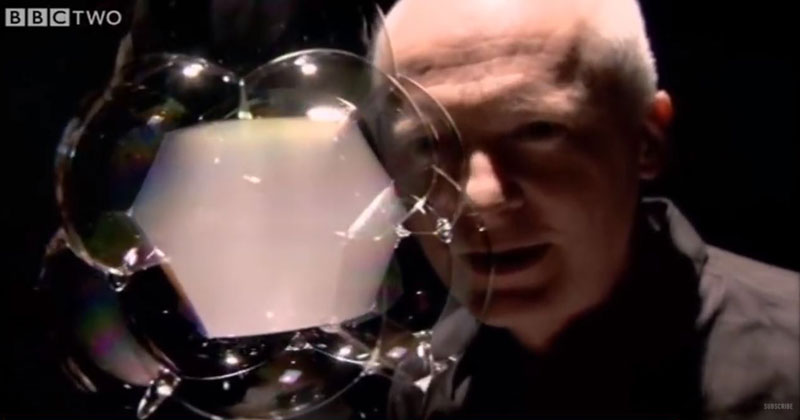 An Elegant Lesson in Physics Told Through Blowing Bubbles