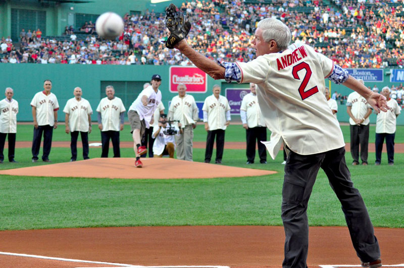 first pitch hits balls boston red sox 4 Ceremonial First Pitch Goes Horribly Wrong